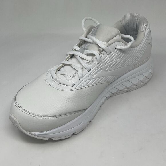 Brooks Addiction Walker 2 Mens 8 4E Extra Wide White Leather Walking Sneakers - Picture 8 of 16